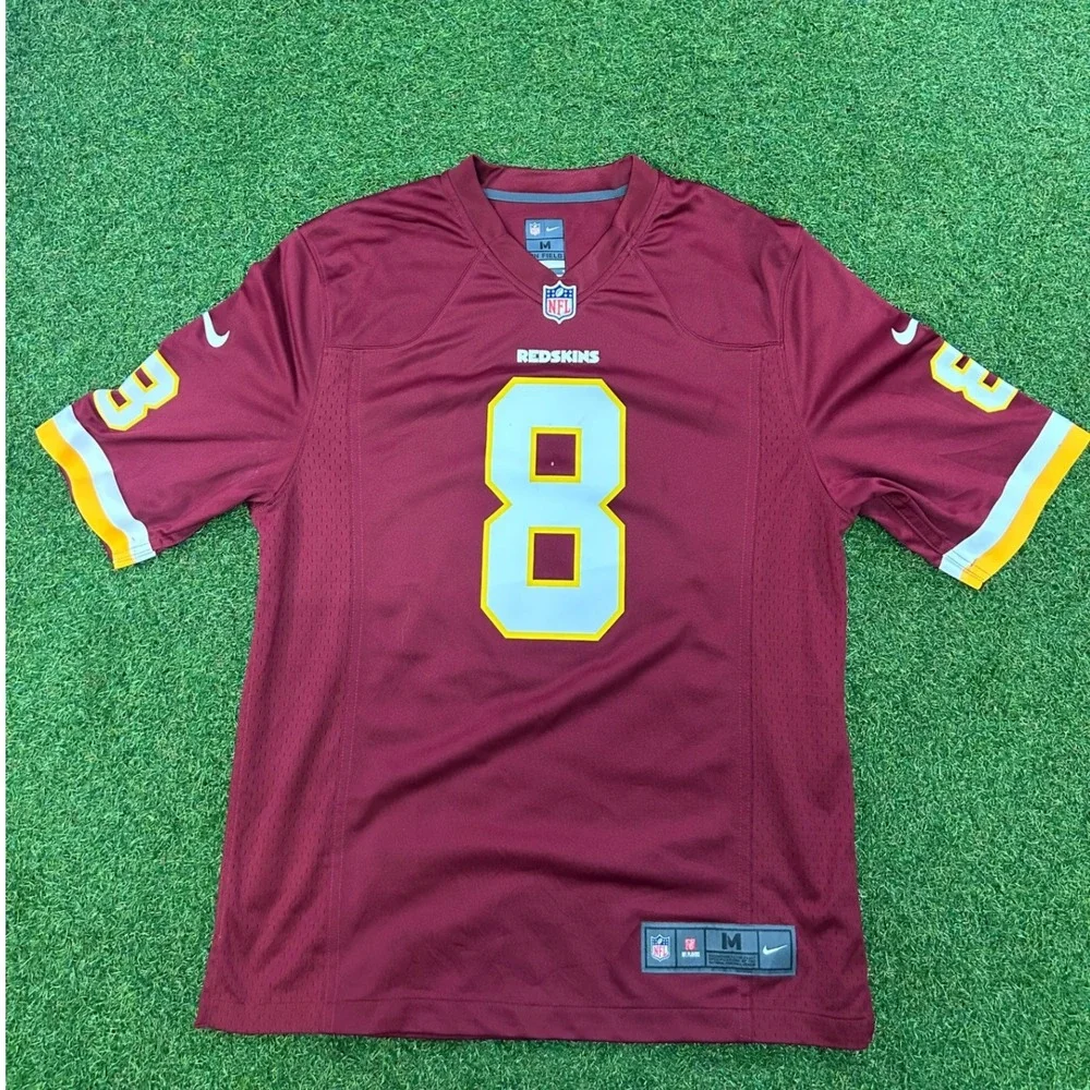 Nike NFL Washington Redskins Kirk Cousins 8 Jersey Mens Medium Burgundy Gold